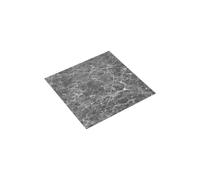 Living And Home 24Pcs Square Self Adhesive Stone Effect Floor Tiles In Dark Grey Dark Grey One Size