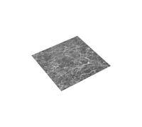 Living and Home 24Pcs Square Self Adhesive Stone Effect Floor Tiles in Dark Grey Living and Home Dark Grey