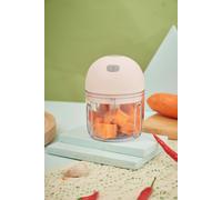 Living and Home 250ml Electric Wireless Kitchen Garlic Chopper Vegetable Electric Food Grater Cutter 30W - Pink