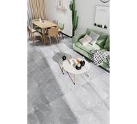 Living And Home 28Pcs 60X30Cm Stone Texture Self Adhesive Pvc Flooring, 5.18㎡ In Grey Grey