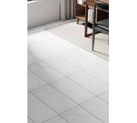 Living And Home 28Pcs Light Grey Marble-Effect Self-Adhesive Pvc Flooring, 60X30Cm Light Grey One Size