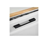 Living and Home 2Pcs Matte Black Cabinet Handles Aluminum Drawer Pulls Kitchen Cabinet Door Handles, 160mm(6.3 Inch) Hole Center - Black