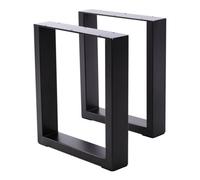 Living And Home 2Pcs Rectangular Metal Furniture Legs Feet Table Legs For Diy Table Cabinet Chair Bench W 80 Cm X H 71 Cm