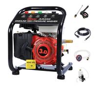 Living And Home 3.0Hp Portable High Power Pressure Jet Washer Engine Petrol Powered Cleaner