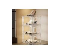 Living and Home 3-Layer Luxurious Style Detachable Shoe Rack in Clear Living and Home Clear