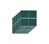 Living And Home 30Pcs Pvc Waterproof Solid Color Crystal Film Wall Sticker In Dark Green Dark Green One Size