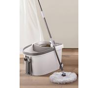Living And Home 360° Rotating Spin Mop And Bucket Set For Floor Cleaning In Grey Grey One Size