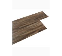 Living and Home 36Pcs PVC Wooden Self-adhesive Laminate Flooring Planks for Home Decor - Brown