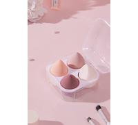 Living and Home 4 Pack Beauty Blender Foundation Sponges Set High Density Makeup Sponge in Pink