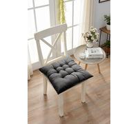 Living And Home 4Pcs Soft Thicken Tatami Seat Cushion In Black Black One Size