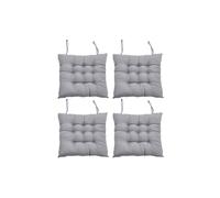 Living And Home 4Pcs Soft Thicken Tatami Seat Cushion In Grey Grey One Size