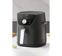 Living And Home 5.2L Air Fryer With Heat-Q Technology , 8 Preset Menus In Black Black