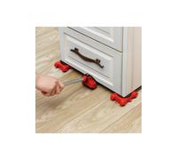 Living And Home 5-Piece Furniture Lifting And Moving Tool Set In Red Red One Size