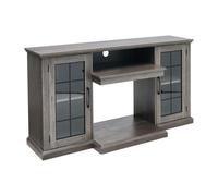 Living and Home 5ft Freestanding Fireplaces 3-Sided Electric Fireplace Rustic Grey TV Stand With Remote Control - TV Stand Only