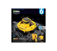 Living and Home 6-in-1 DIY Solar Robot Toys Kit STEM Projects for Kids in Yellow Living and Home Yellow