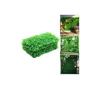 Living and Home 6 Pcs 40x60cm Artificial Eucalyptus Leaf Wall Panel Lawn Background Wall - Light Green