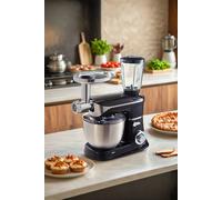 Living And Home 6-Speed 7L Tilt-Head Stand Mixer Mincer Blender Food Processor In Black Black