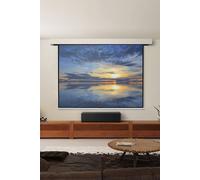 Living And Home 60" Manual Wall/ceiling Mounted Projector Screen In White White