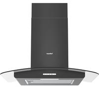 Living and Home 60cm Chimney Cooker Range Hood Kitchen Extractor with 3-Speed Modes