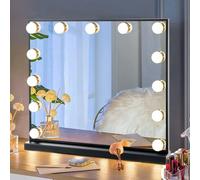 Living and Home 62CM Wide Rectangle Hollywood LED Makeup Vanity Mirror - 62cm W x 12cm D x 52cm H
