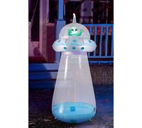 Living And Home 6Ft Halloween Inflatable Decoration Giant Ufo With Build-In Led For Yard Garden Multi One Size