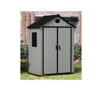 Living And Home 6X4Ft Apex Roof Garden Tool Shed In Grey Grey One Size