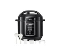 Living And Home 7.6L Electric Pressure Cooker Yogurt Maker Rice Cooker With 12 Presets In Black Black One Size