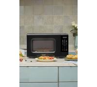 Living and Home 700w 20L Touch Control Microwave Oven with 6 Cooking Presets, Express Cook, 11 Power Levels, Defrost & Memory Function in Black Living and Home Black