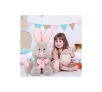 Living And Home 70Cm High Big Giant Stuffed Bunny Toy In Grey Grey
