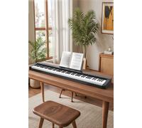 Living And Home 88 Key Full Size Digital Piano Electronic Keyboard In Black Black One Size