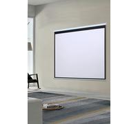 Living and Home 92" Manual Wall/Ceiling Mounted Projector Screen - White