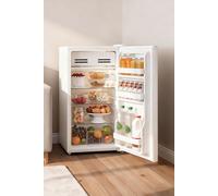 Living and Home 93L Muti-layer Fridge with 3 Removable Glass Shelf, Cooler Box, Reversible Door Hinge in White Living and Home White