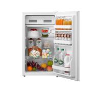 Living And Home 93L Muti-Layer Fridge With 3 Removable Glass Shelf, Cooler Box, Reversible Door Hinge, Light In White White One Size