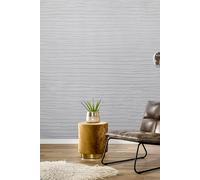 Living And Home 950Cm L X 53Cm W Contemporary 3D Woodgrain Wallpaper In Light Grey Light Grey One Size