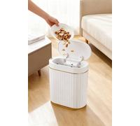 Living And Home 9L/7L Smart Sensor Rubbish Bin In White