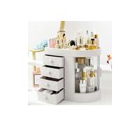 Living and Home Acrylic Desktop Makeup Cosmetic Organizer with 4 Drawers - White