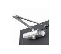 Living And Home Automatic Quiet Hydraulic Door Closer Speed With Adjustable Closing Speed, Power & Arm Length-Fits 45-60Kg Weight Door In Silver Silver