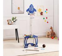 Living And Home Basketball Golf Ring Toss Activity Centre For Kid Children Toddler Play Set