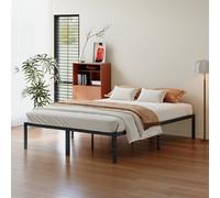 Living And Home Black Iron King Bed Frame Without Mattress D 2000 mm