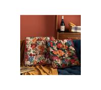 Living And Home Bohemian Floral Tassel-Trimmed Throw Cushion Multi
