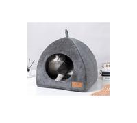 Living And Home Cat Bed For Cats Pet Dog Cave Bed Pet Tent Cave Igloo Bed For Cats/small Dogs In Grey Grey