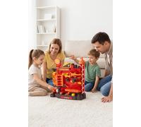 Living and Home Colourful Marble Run Toy Vertical Obstacle Track with 6 Balls in Red Living and Home Red