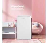 Living and Home COMFEE' 93L Retro Freestanding Fridge with Chiller Box - RCD93WH2UKRT(E) - White