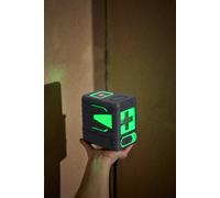 Living And Home Compact 2-Line Laser Level-Home Diy Fathers Day Self Leveling Laser With Portable Carrying Bag For Tile Laying, Framing, And Cabinet Installation,green Green One Size