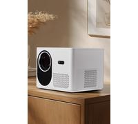 Living And Home Cube Mini Projector White Compatible Home Theater Projector White One Size