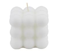 Living And Home Decorative And Relaxing Chamomile Scented Paraffin Candle With Rubik's Cube Design For Indoor Use