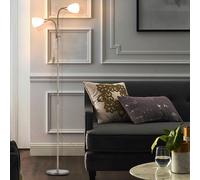 Living and Home Double Heads Floor Lamp - Brass