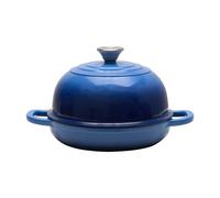 Living And Home Enamel Cast Iron Bread Pan Loaf Pan Frying Pan In Blue Blue