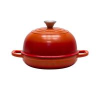 Living And Home Enamel Cast Iron Bread Pan Loaf Pan Frying Pan In Orange Orange
