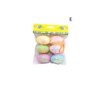 Living And Home Fadeless Easter Egg Hanging Pendant 6Pcs In Green Green One Size